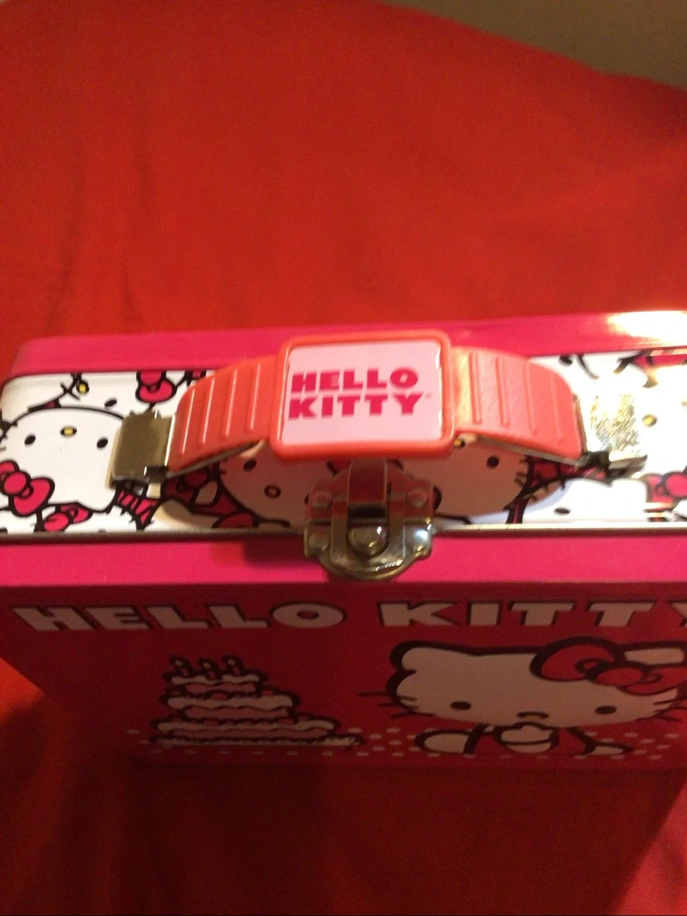 Sanrio Hello Kitty Birthday Cake Lunch Box